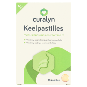 Curalyn Keelpastilles Ijslands Mos 36st