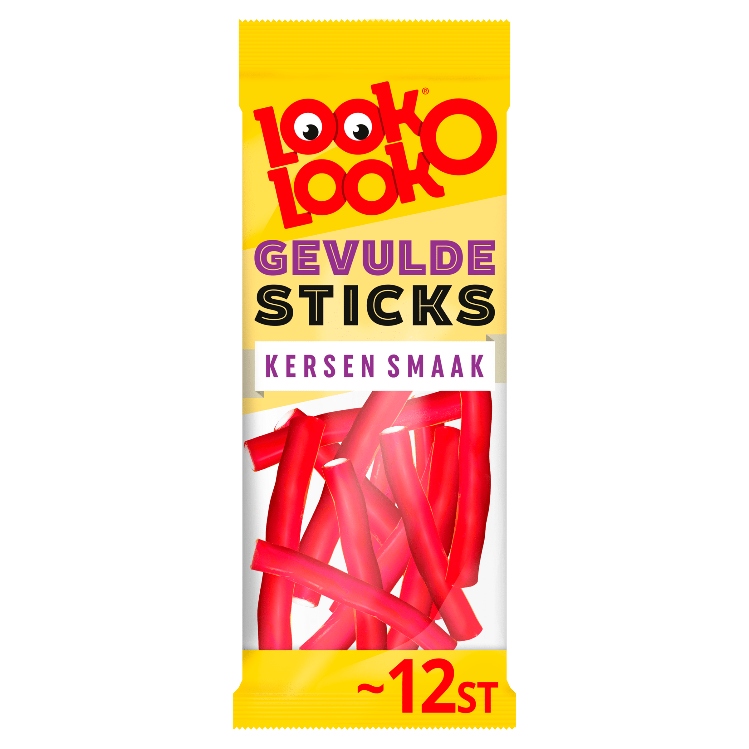 Look o Look Look-O-Look Gevulde Kersen Sticks