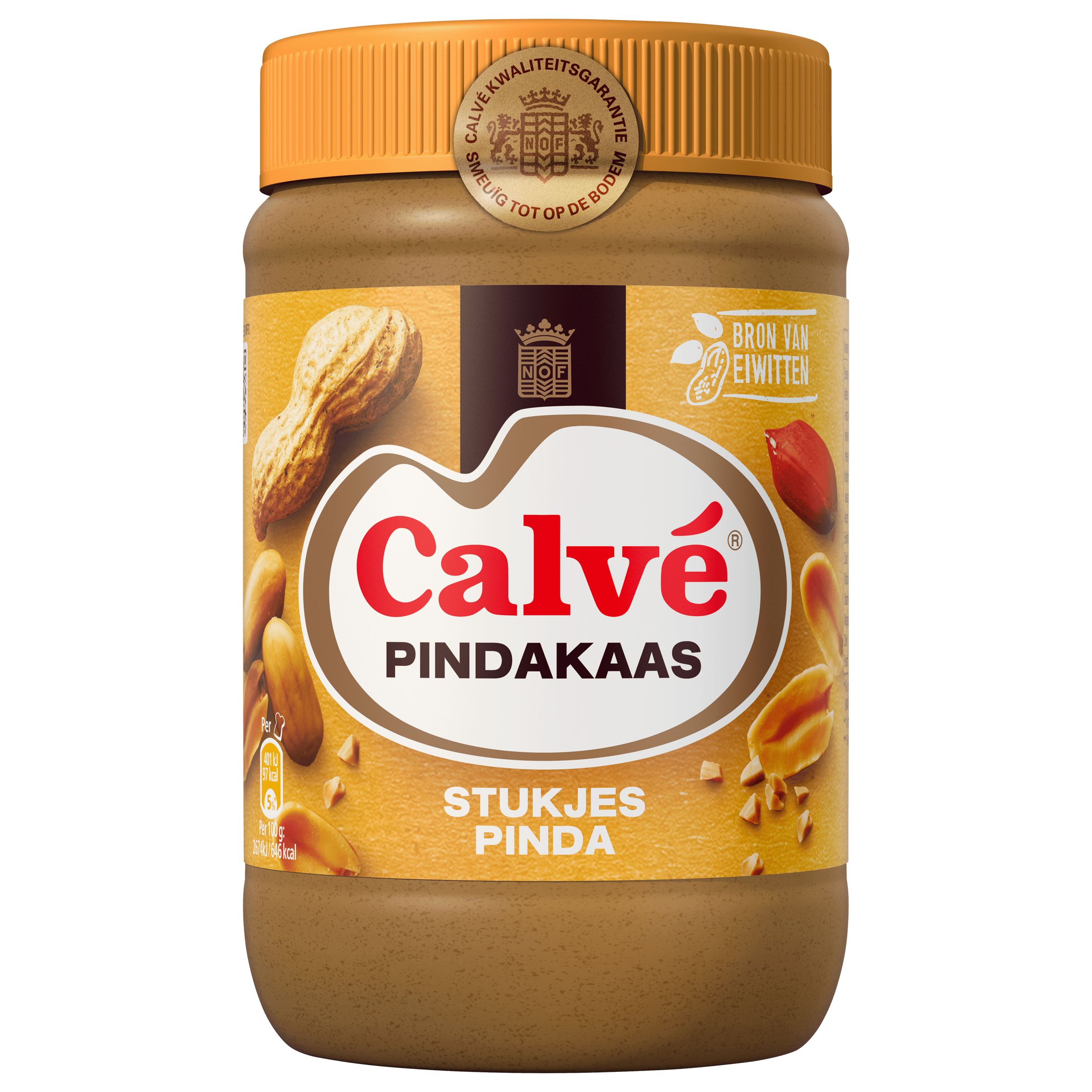 Calvé Pindakaas stukjes pinda