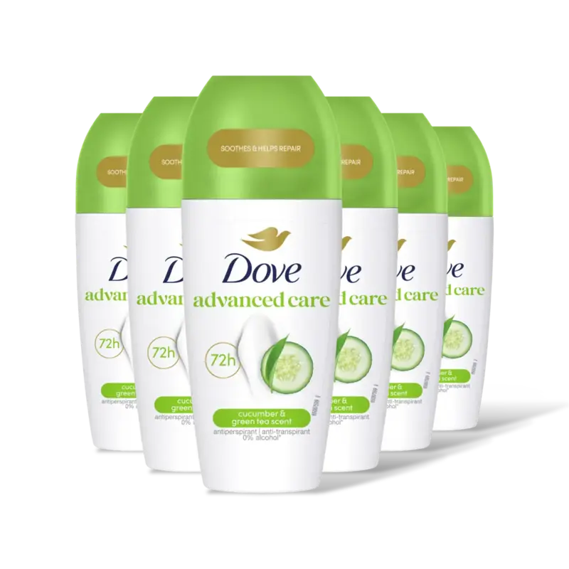 Dove Anti-transpirant roller komkommer 6-pack