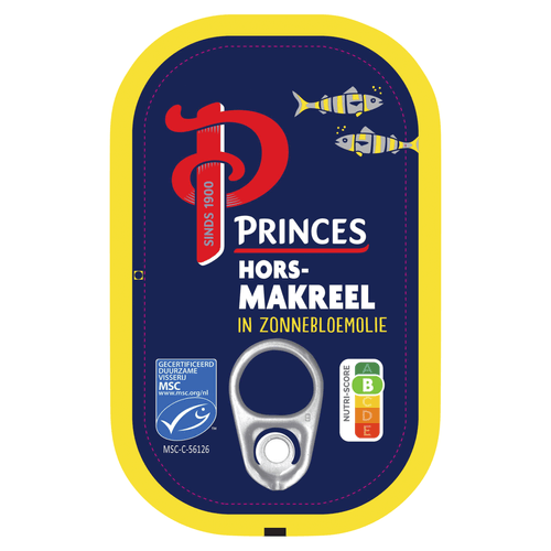 Princes Makreelfilet in zonnebloemolie