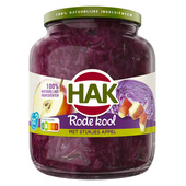 Hak Rode Kool Met Appel