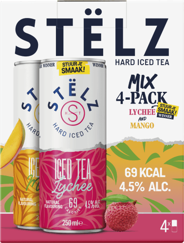 Stelz Hard ice tea mango & lychee