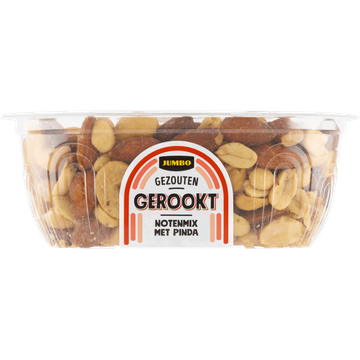 Jumbo Gezouten Gerookt Notenmix met Pinda 160 g