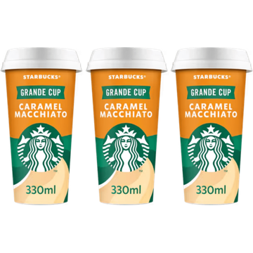 Starbucks Chilled Coffee Caramel Macchiato ijskoffie 3 x 330ml