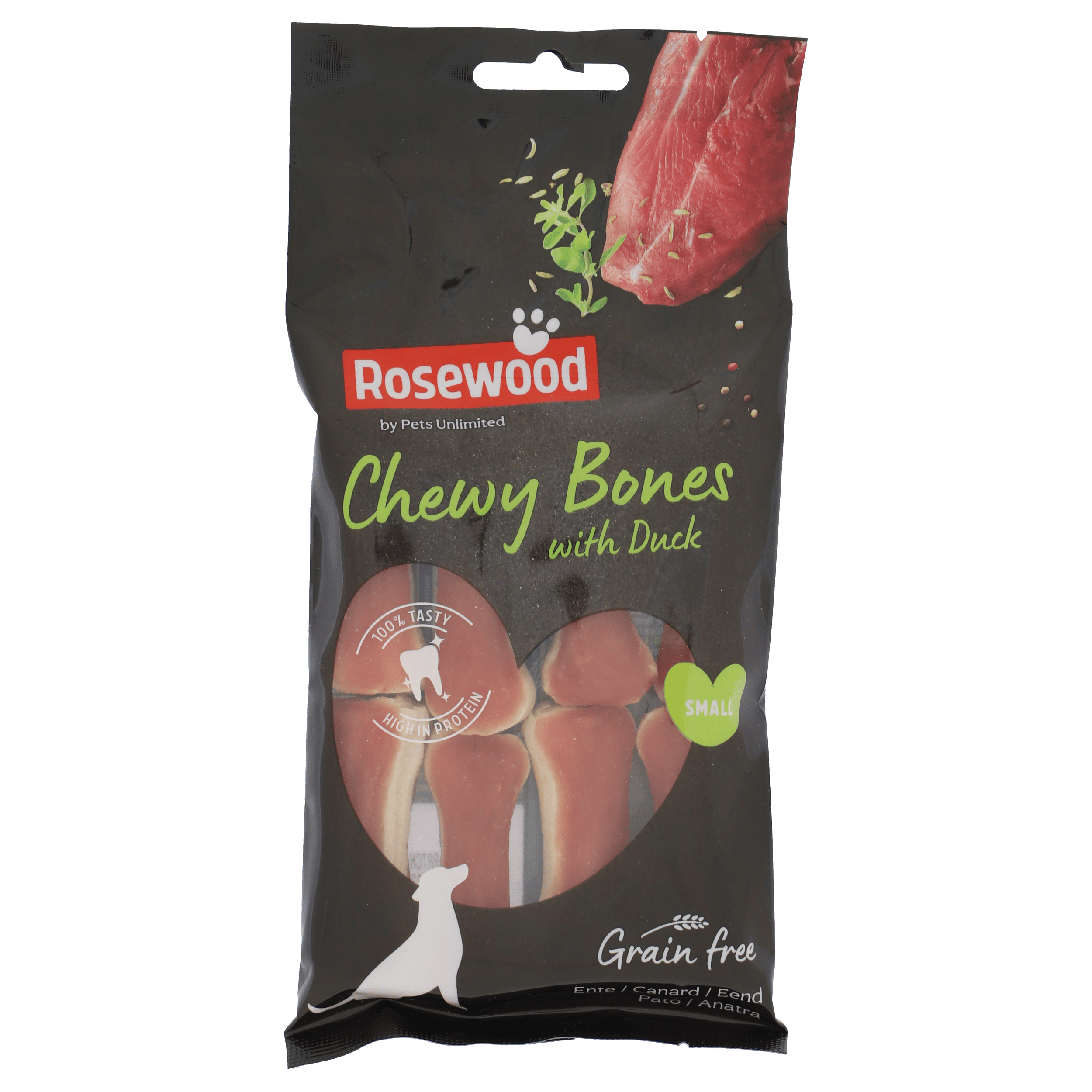 Rosewood Kauwkluiven eend small