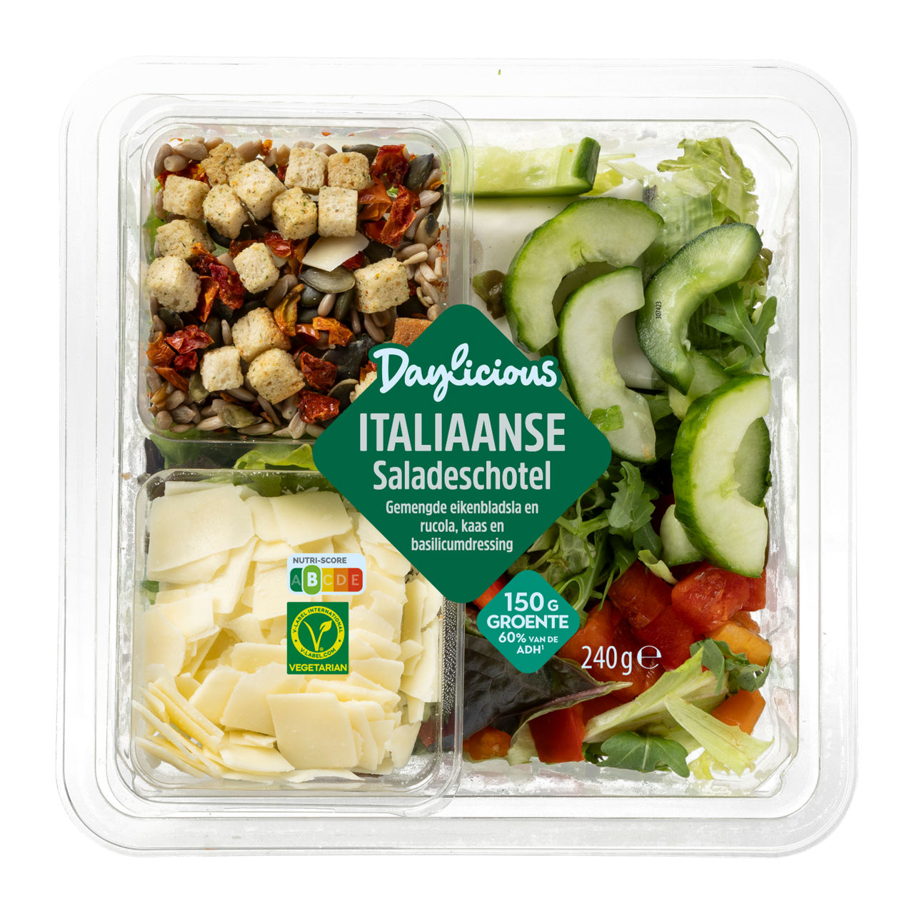 Italiaanse saladeschotel