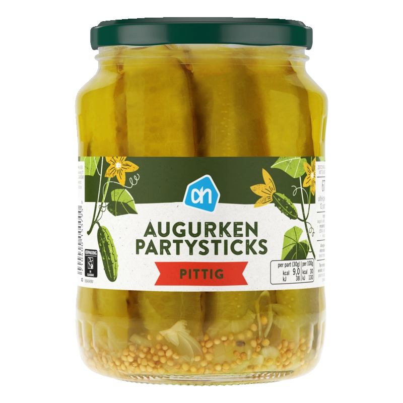 AH Augurken partysticks pittig