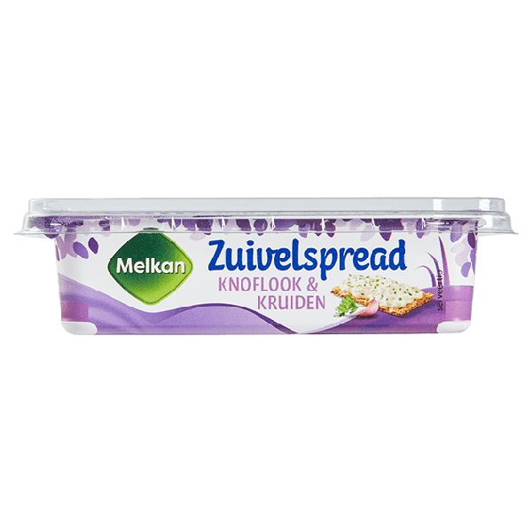 Melkan Zuivelspread knoflook & kruiden