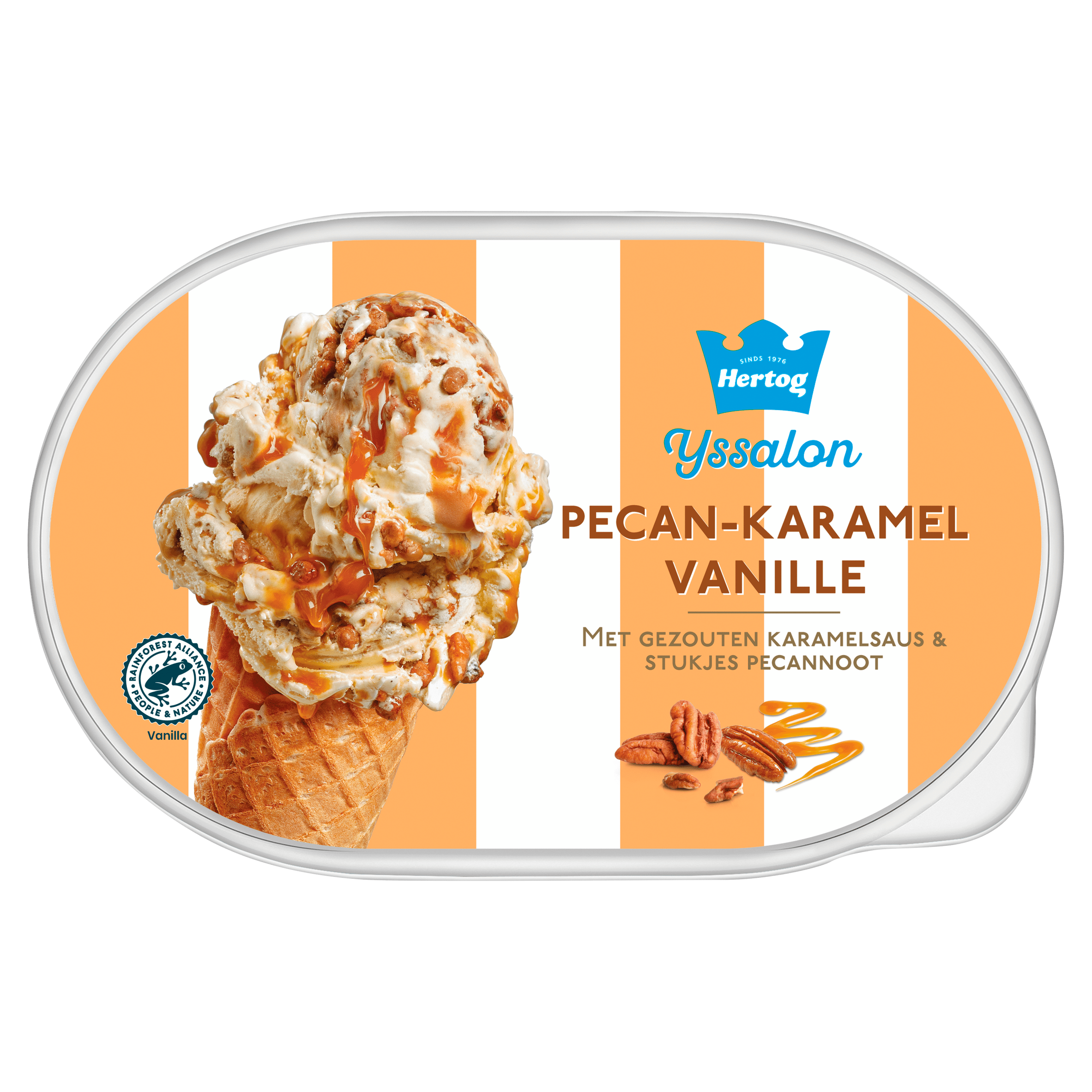 Hertog IJssalon pecan-karamel vanille