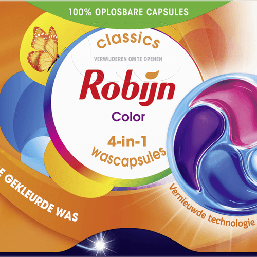 Robijn Vloeibaar wasmiddel caps 3 in 1