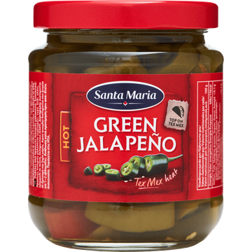 Santa Maria Jalapeños Green hot 215g