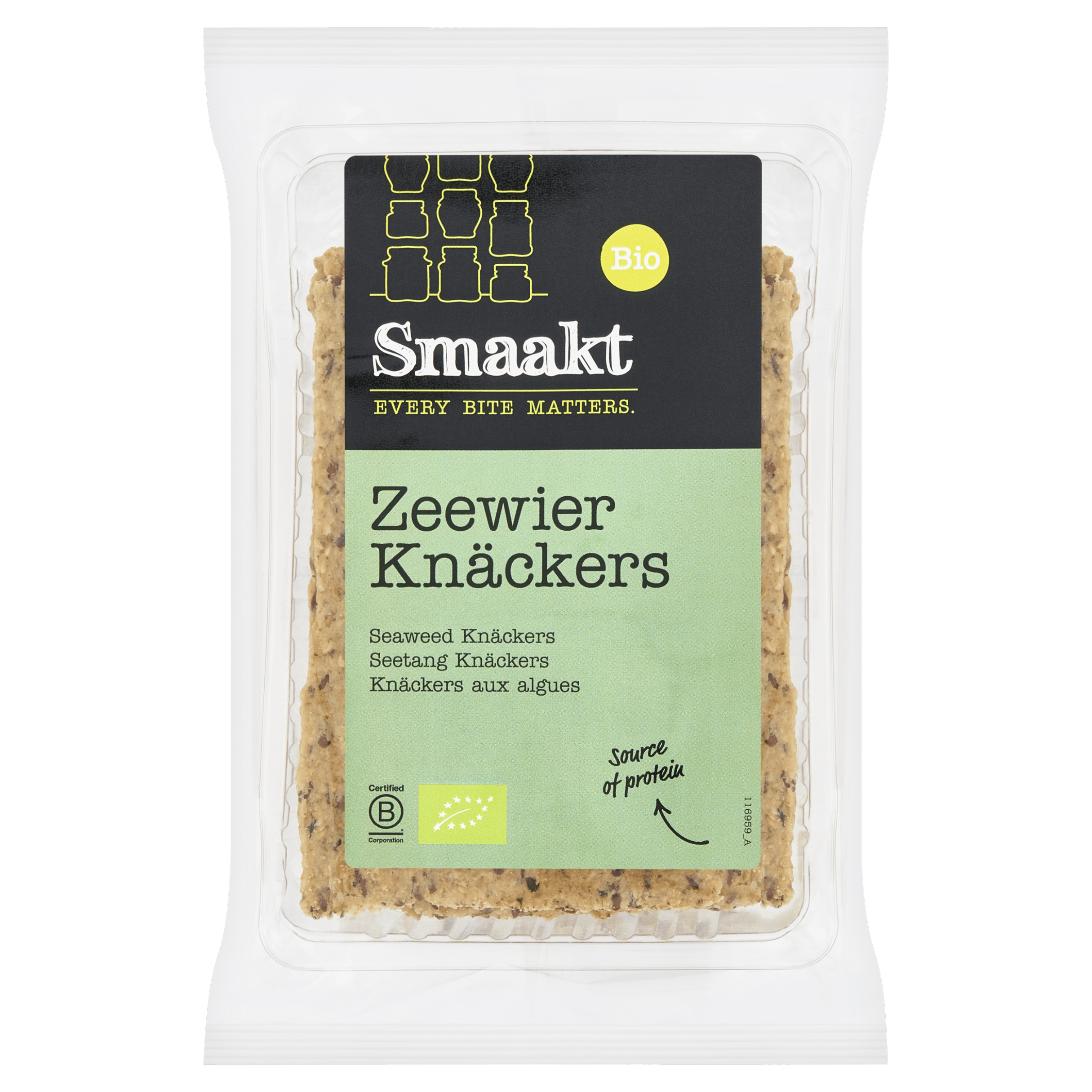 Smaakt Knäckers Zeewier bio