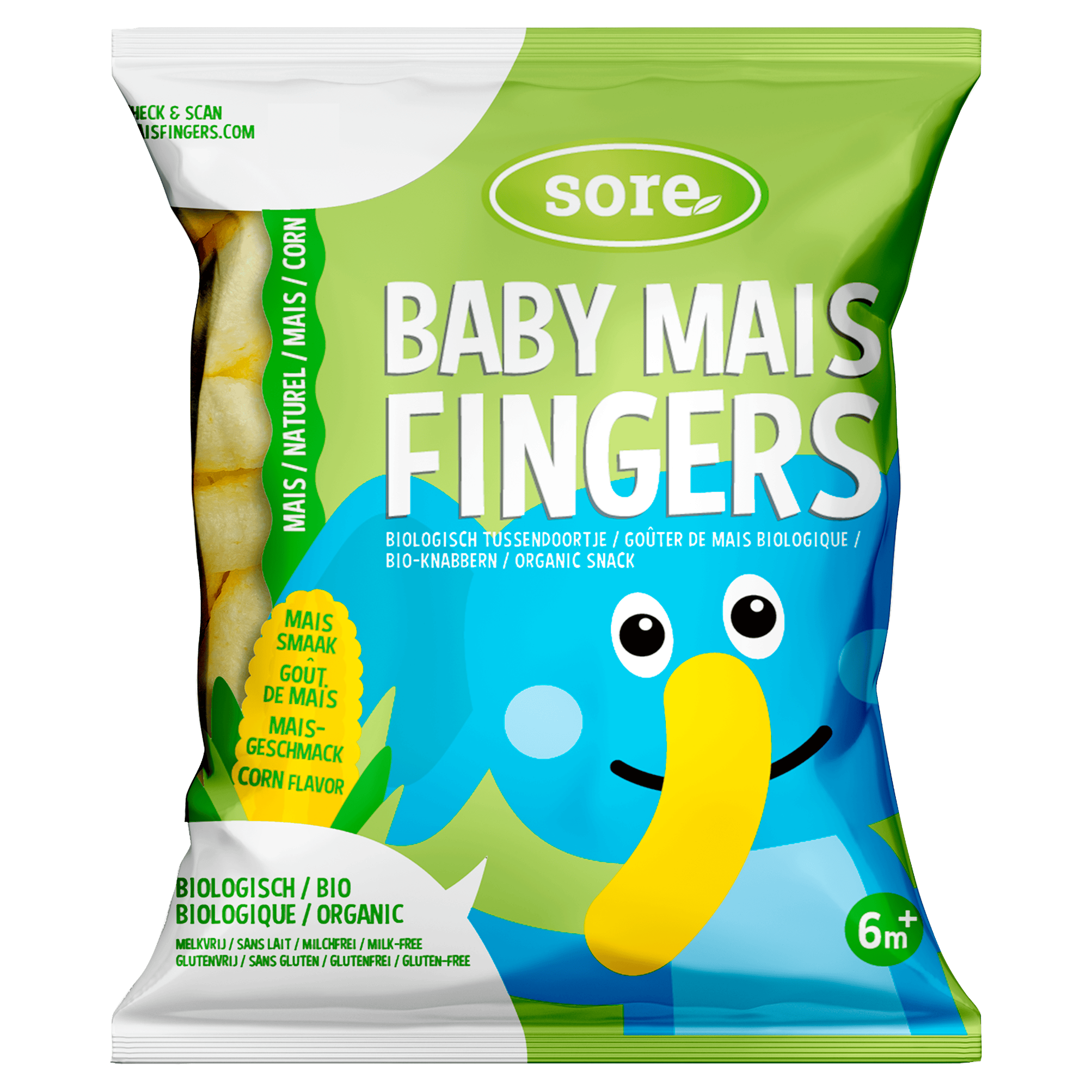 Sore Baby maisfingers naturel