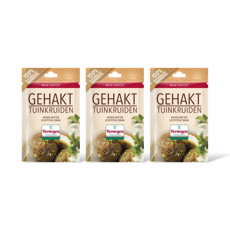 Verstegen Kruidenmix gehakt tuinkruiden 3-pack
