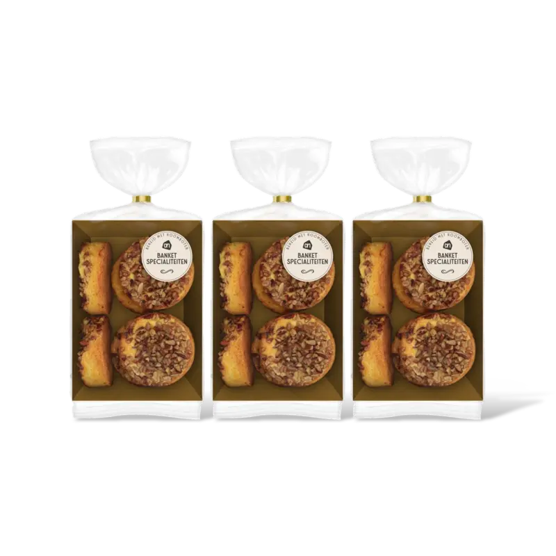 AH Mini pecan caramel koek 3-pack