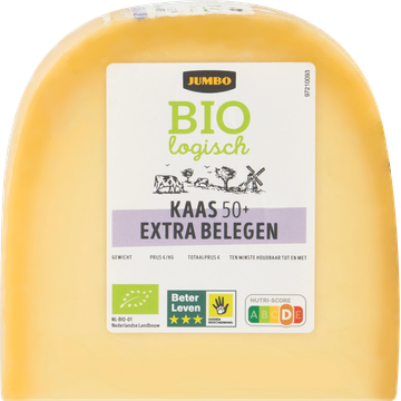Jumbo Biologische Kaas 50+ Extra Belegen ca. 410 g