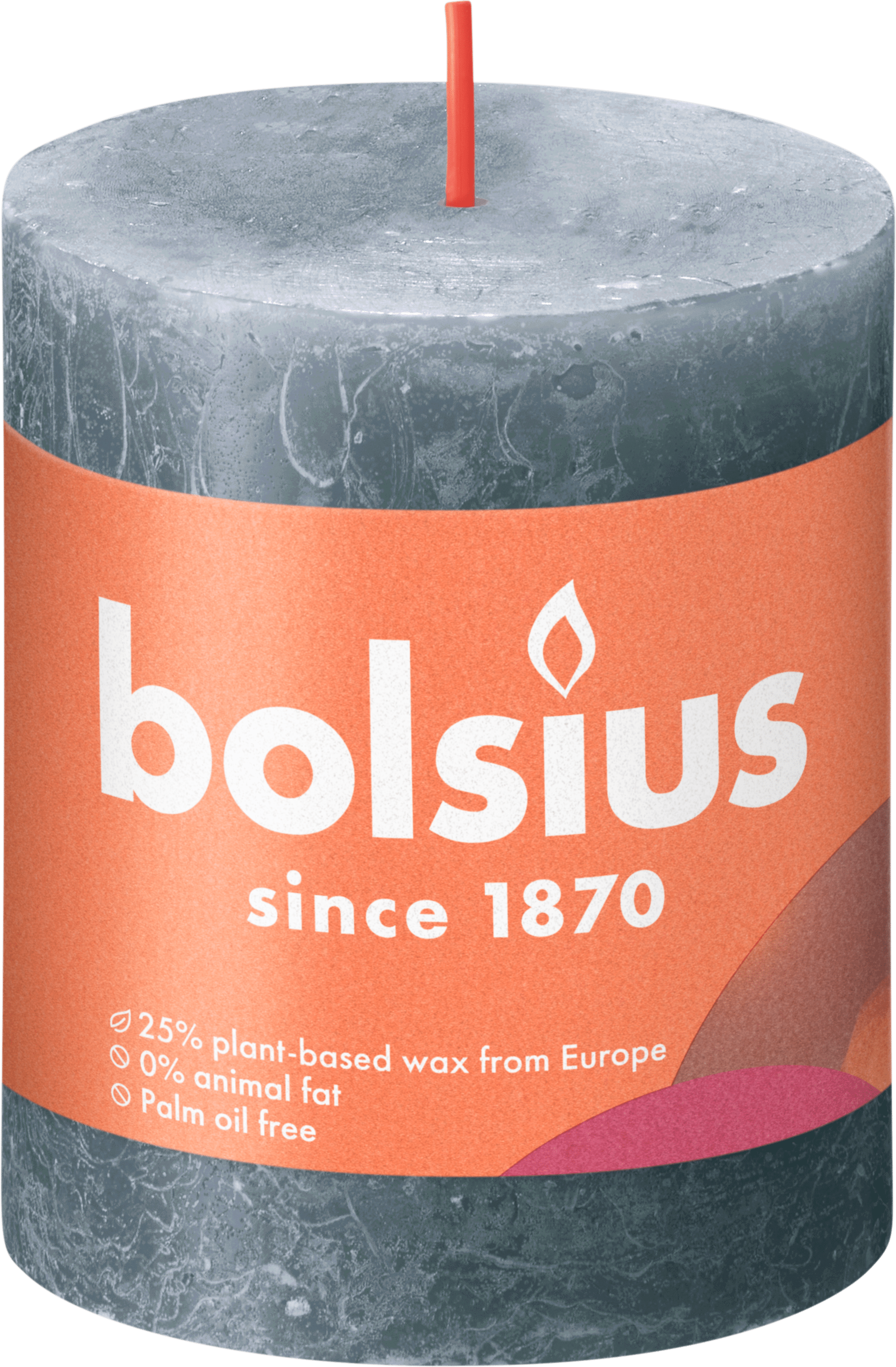 Bolsius Rustiek stompkaars 80/68 State Blue