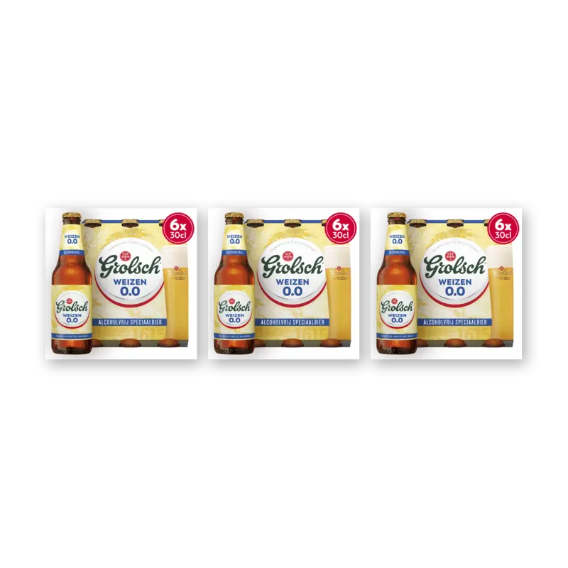 Grolsch Weizen alcoholvrij speciaalbier 18-pack