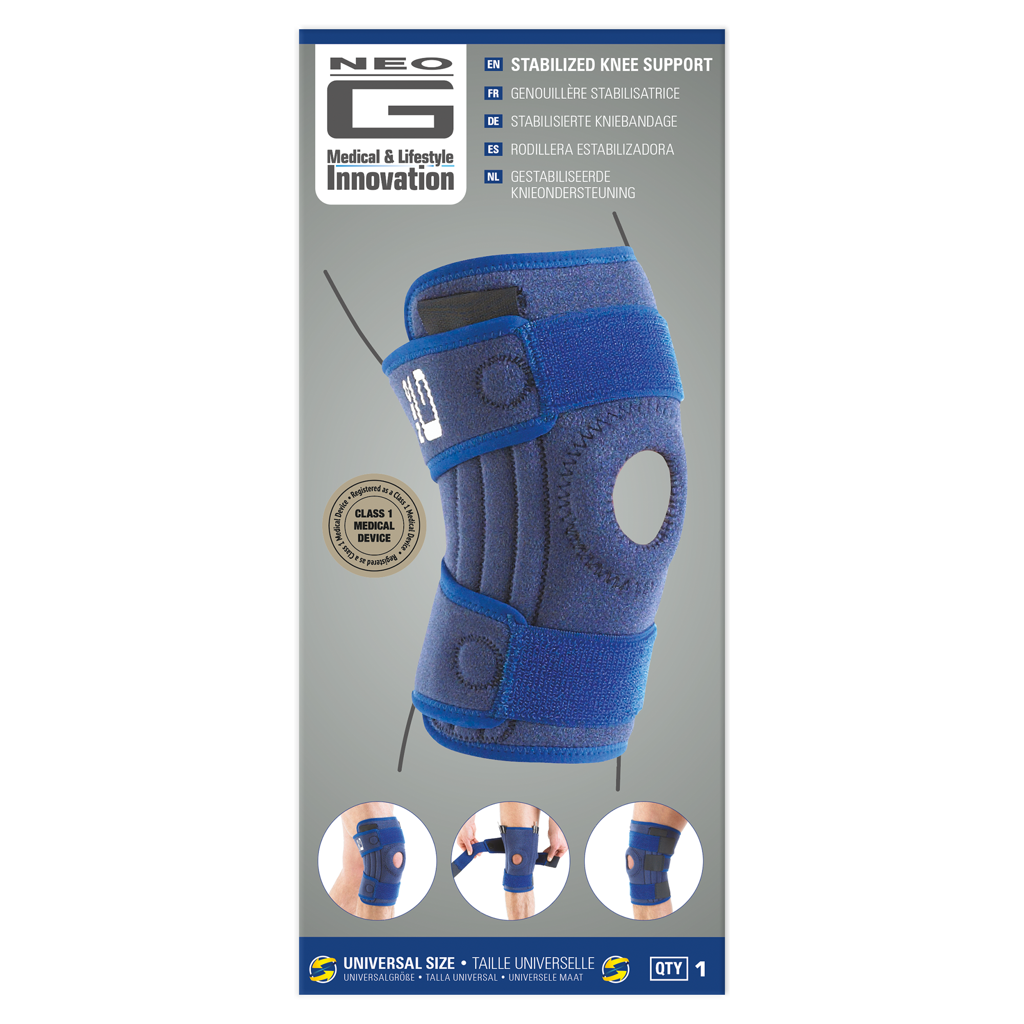 Neo G Gestabiliseerde Open Kniesteun