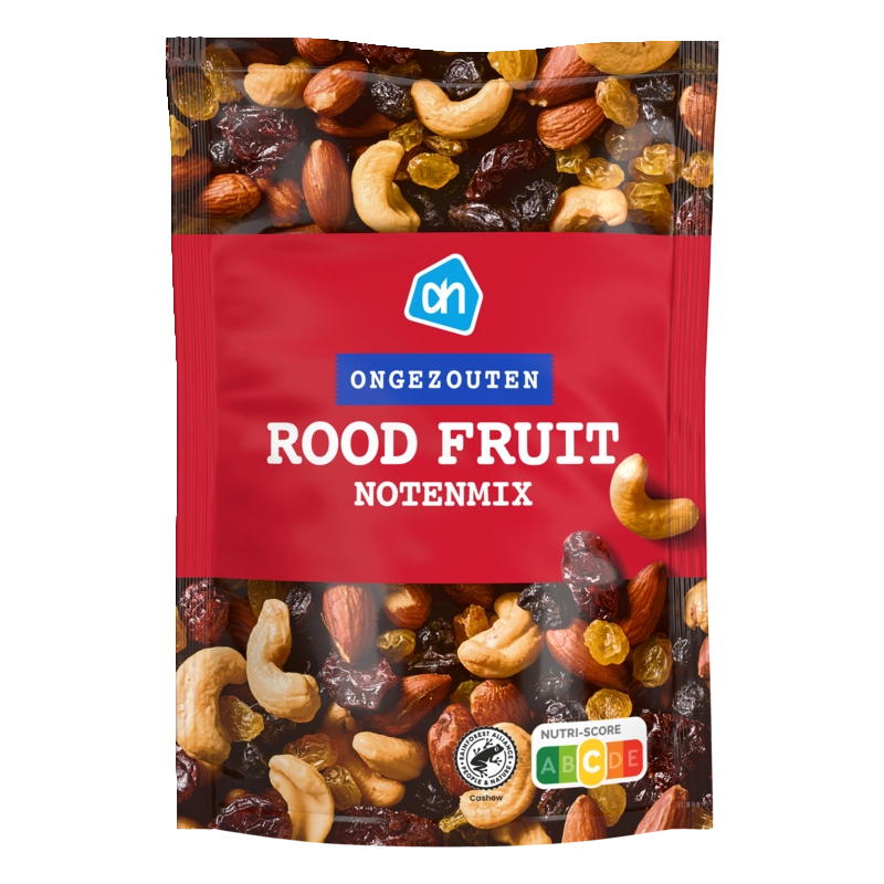 AH Ongezouten rood fruit notenmix