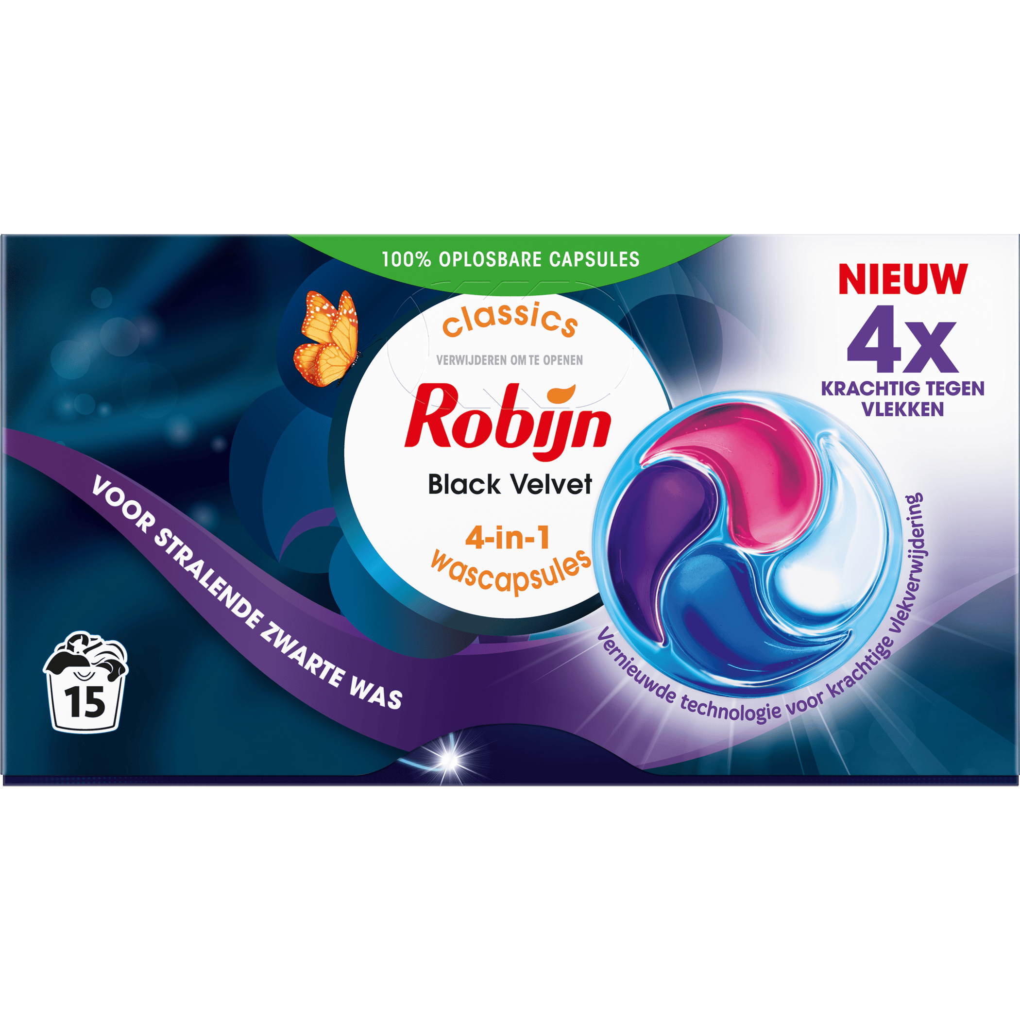 Robijn 3-in-1 classics capsules black velvet