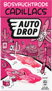 Autodrop Rode Cadillacs
