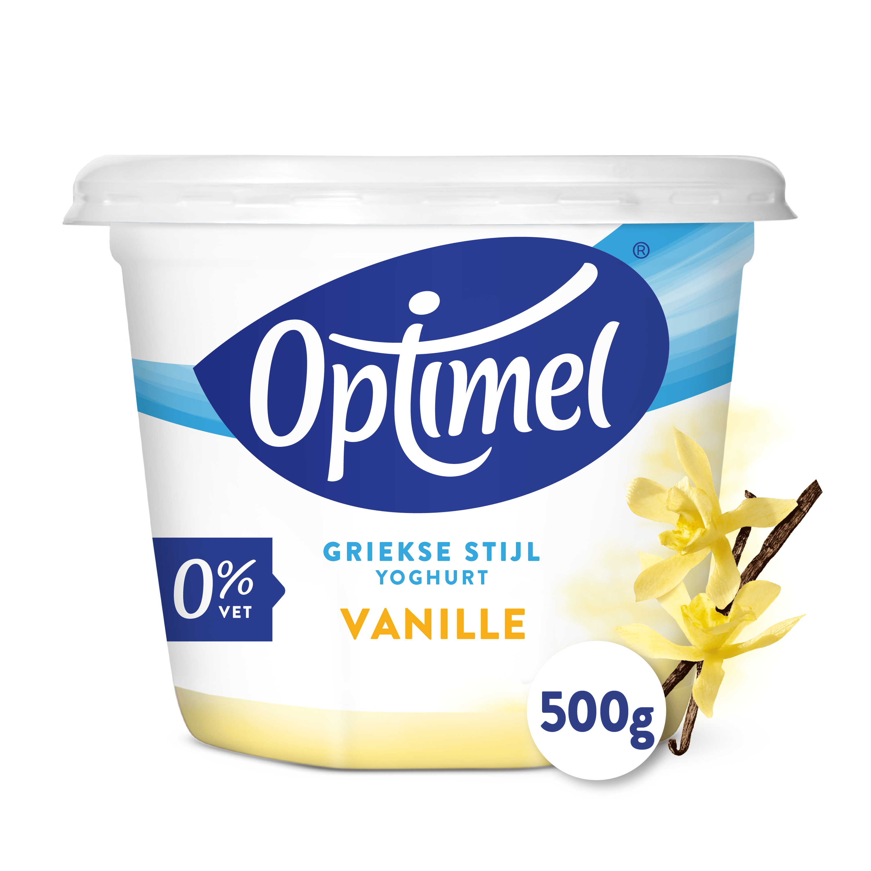 Optimel Yoghurt Griekse stijl vanille 0% vet