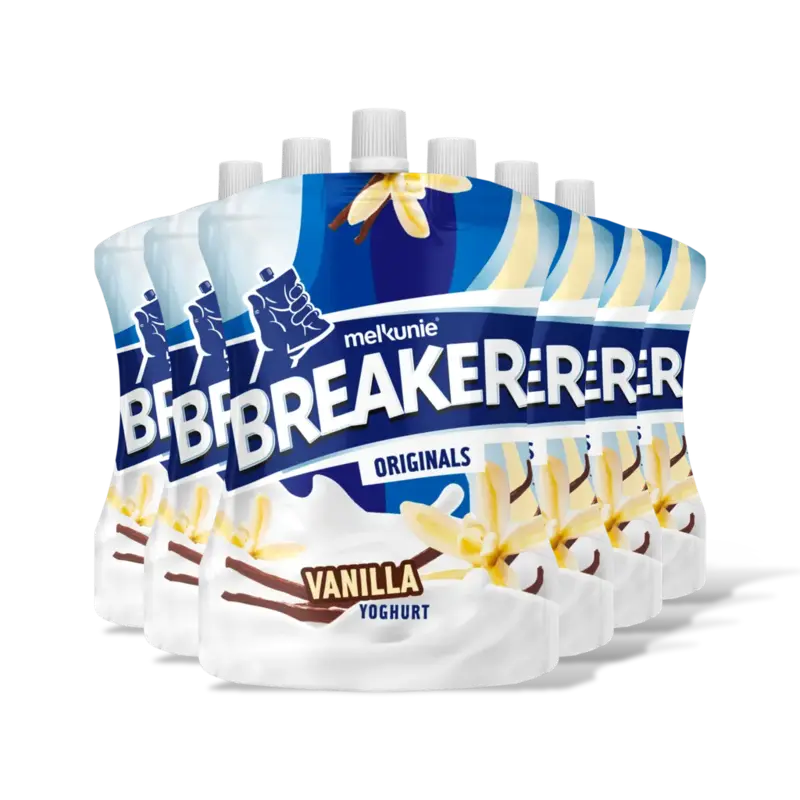Melkunie Breaker vanille yoghurt 6-pack