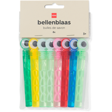 HEMA Uitdeel Bellenblaas Monster 8 Stuks