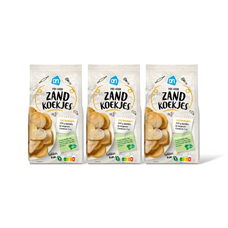 AH Mix voor zandkoekjes 3-pack
