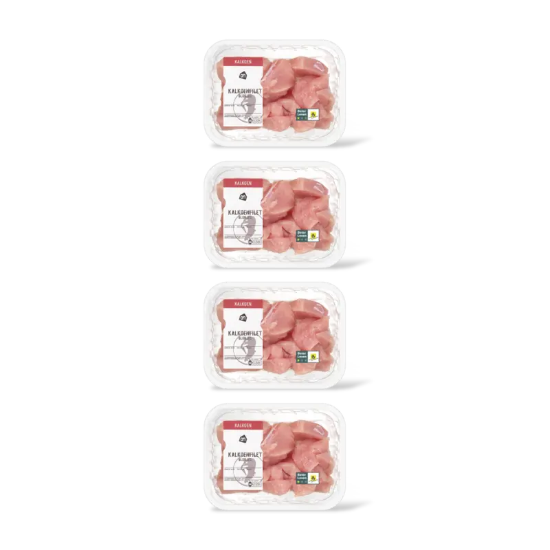AH Kalkoenfilet blokjes 4-pack