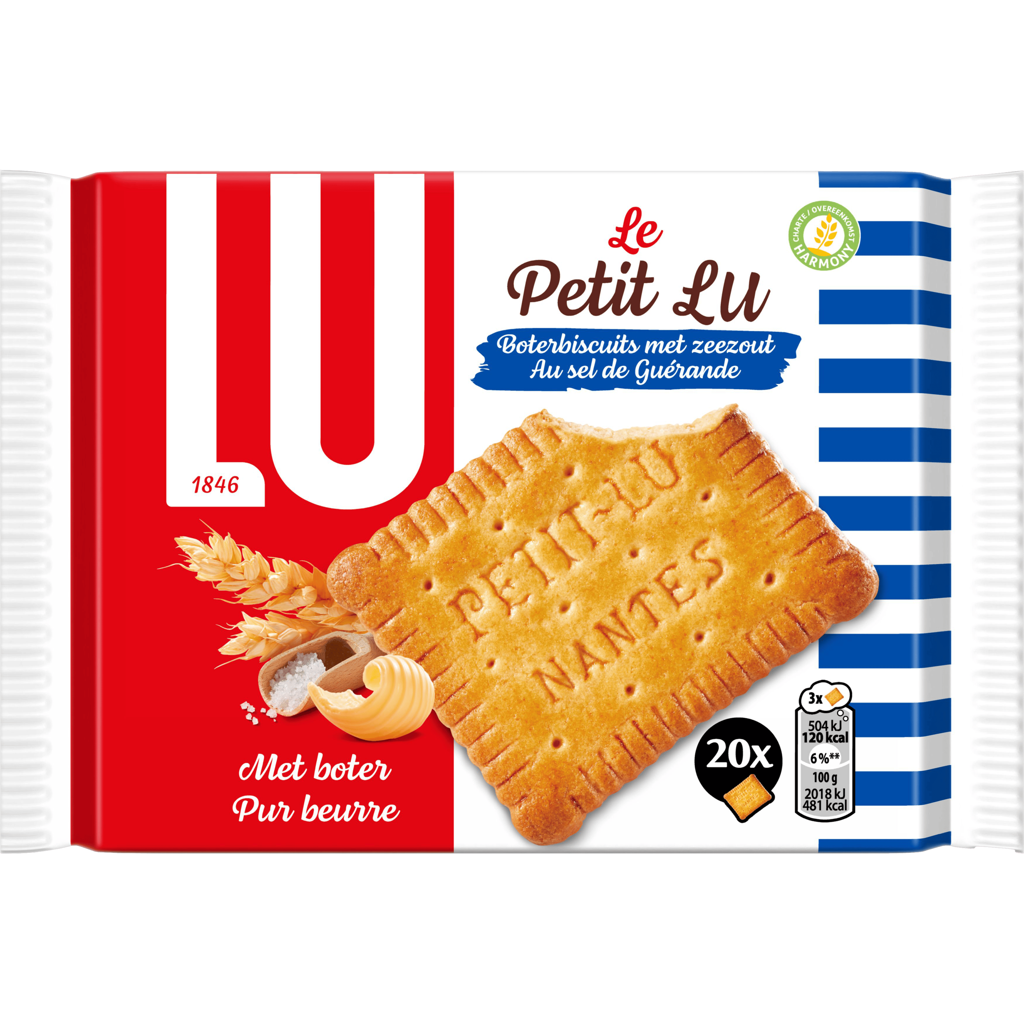 Lu Petit beurre zeezout