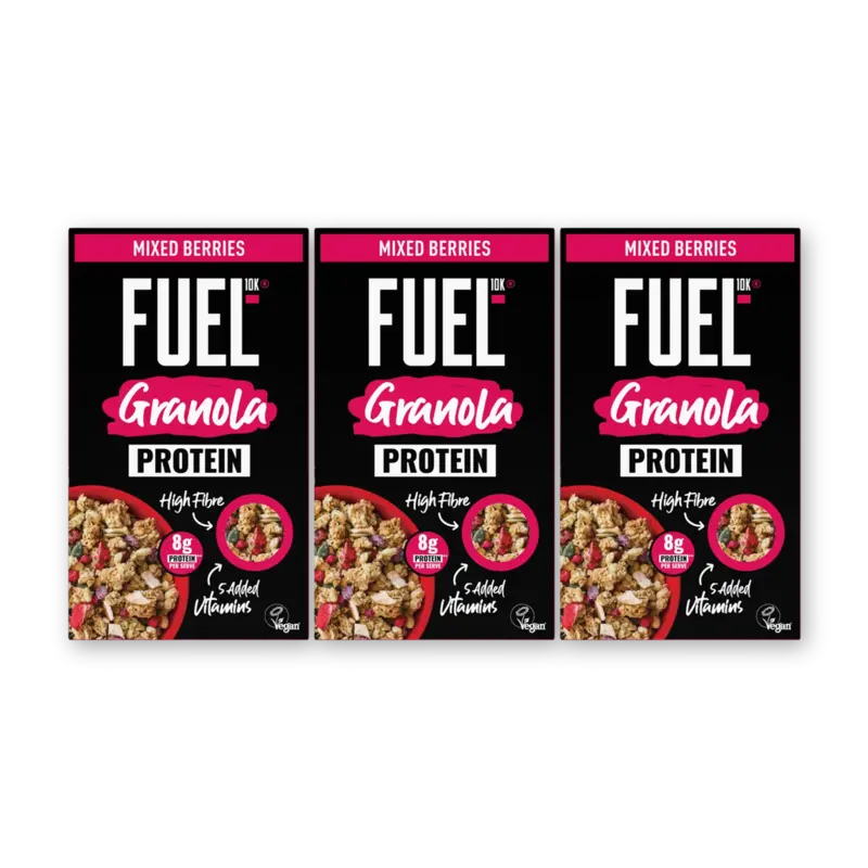 Fuel10K Granola Mixed Berries 3-pack
