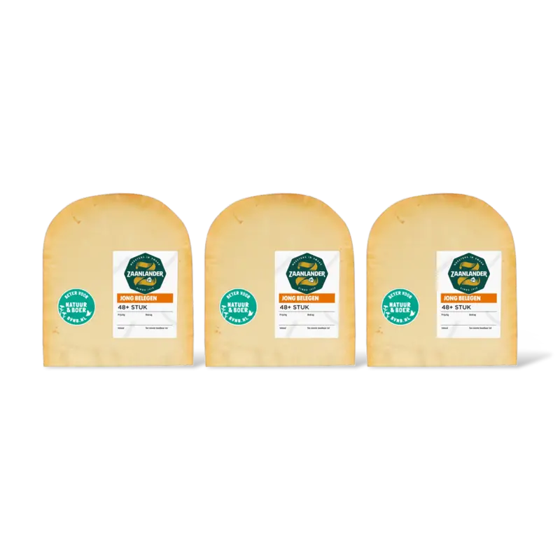 AH Zaanlander Jong belegen 48+ stuk 3-pack
