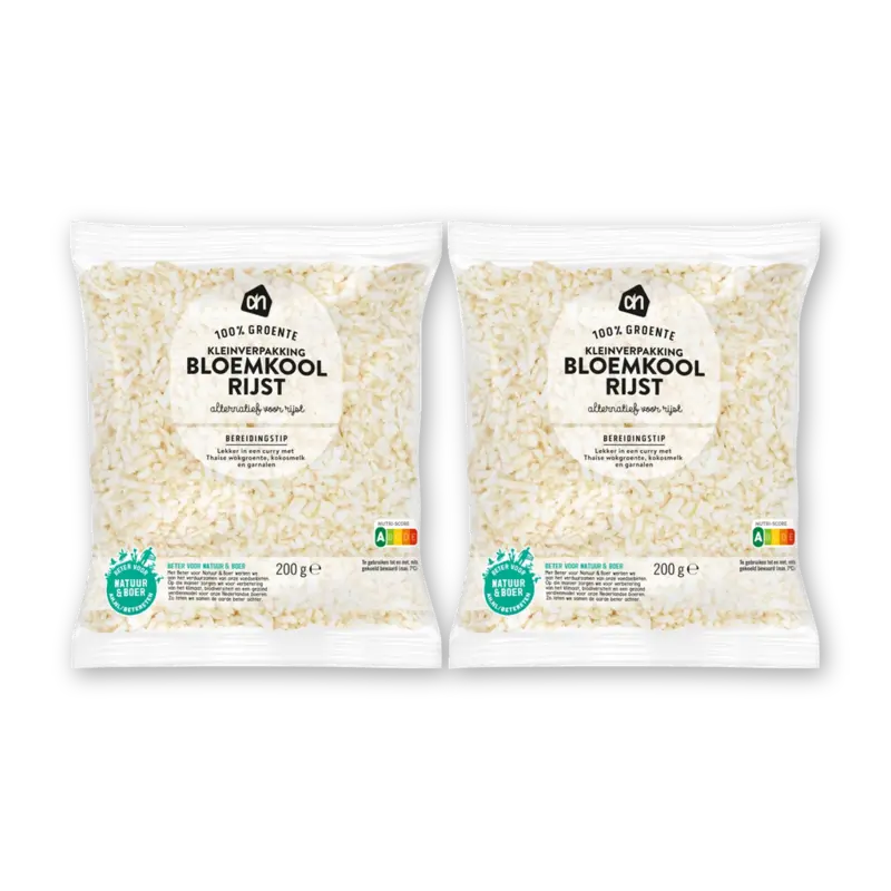 AH Bloemkoolrijst kleinverpakking 2-pack