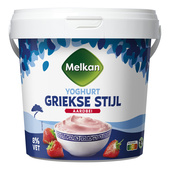 Melkan Yoghurt Griekse stijl Aardbei