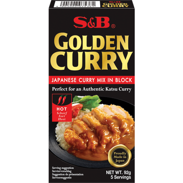 S&B Golden Curry Japanese Curry Mix Hot 92 g