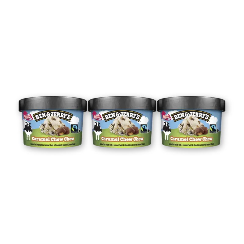 Ben & Jerry's Caramel chew chew 3-pack