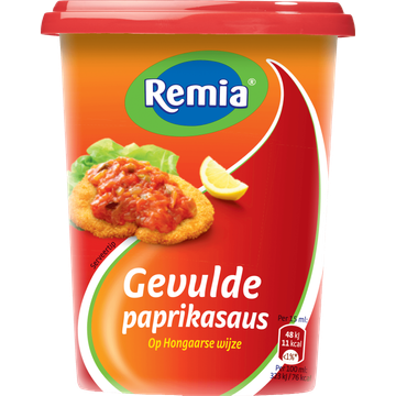 Remia Gevulde Paprikasaus op Hongaarse Wijze 500 ml