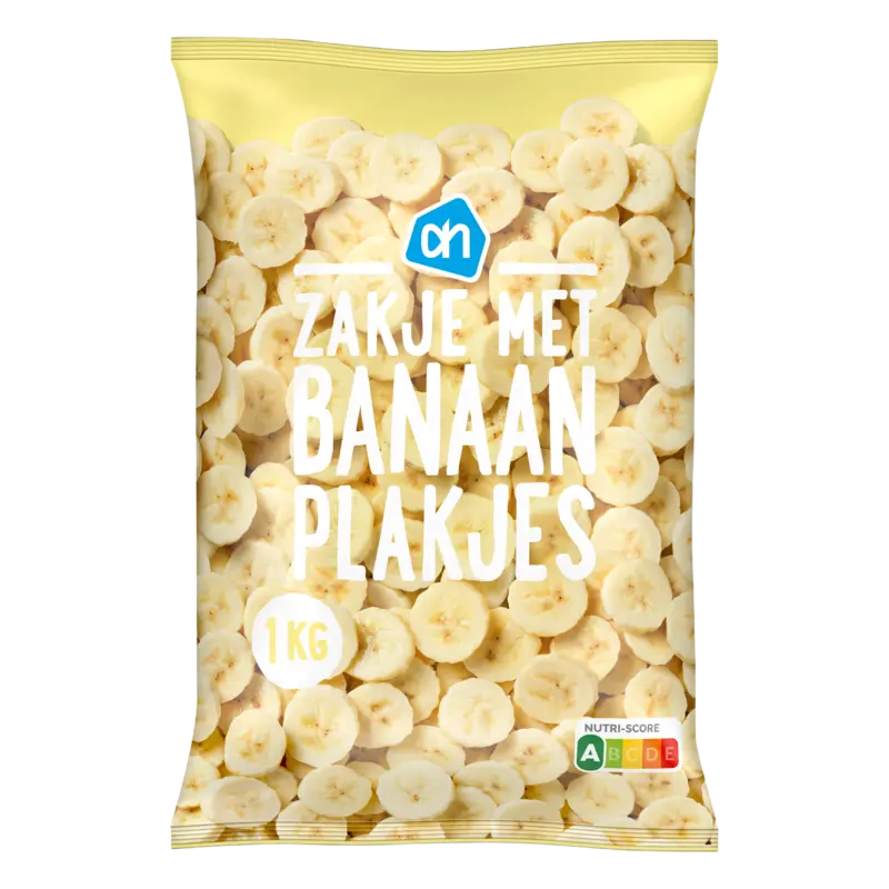 AH Zakje met banaan plakjes