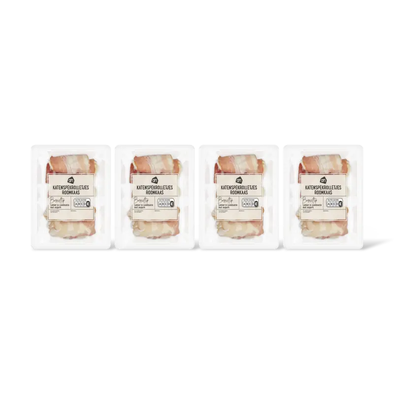AH Katenspekrolletjes roomkaas 4-pack
