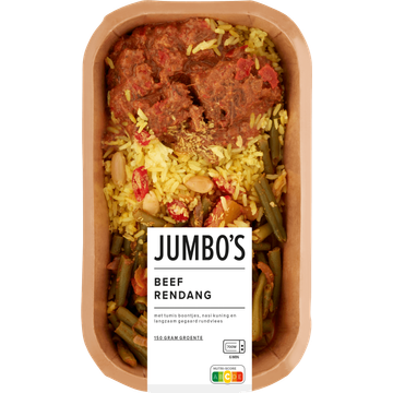 Jumbo's Verse Maaltijd Beef Rendang 450 g