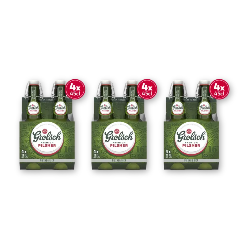 Grolsch Premium pilsner bier beugel 12-pack