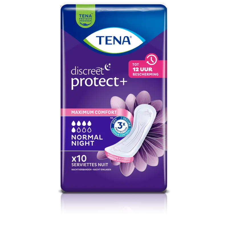 Tena Discreet protect+ normal night