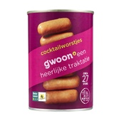 g'woon knakworst cocktailworstjes