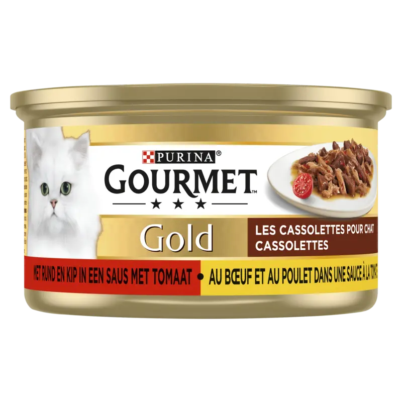 Gourmet Gold cassolettes met rund & kip
