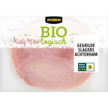 Jumbo Biologisch Gegrilde Slagers Achterham ca. 100 g