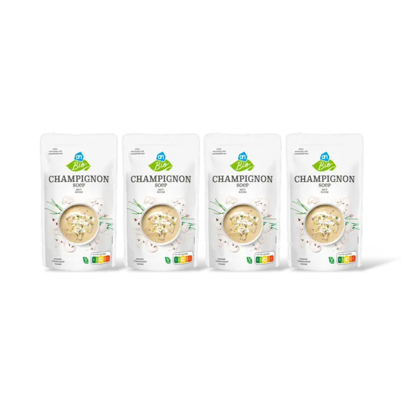 AH Biologisch Champignon soep met room 4-pack