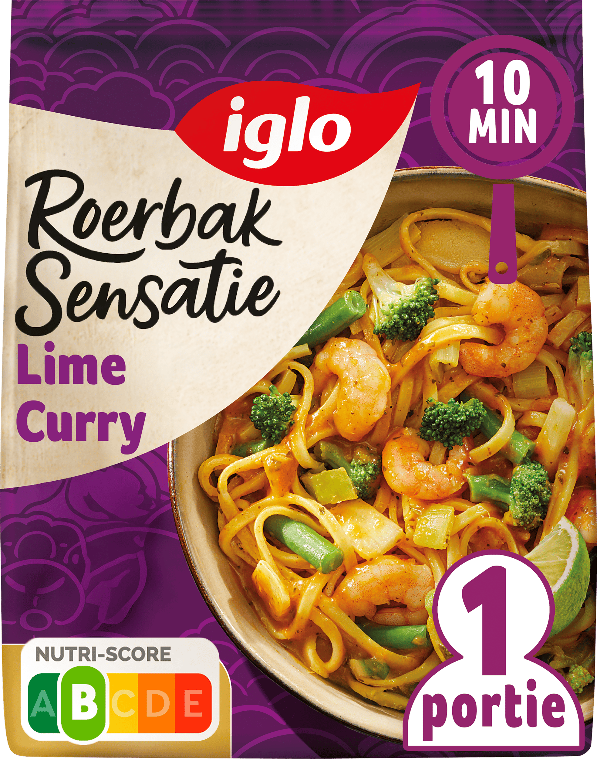 Iglo Roerbak Sensatie Noodles Lime Curry